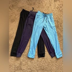 3 PACK of Zella ‘Soft Stretch Recycled Polyester’ Joggers